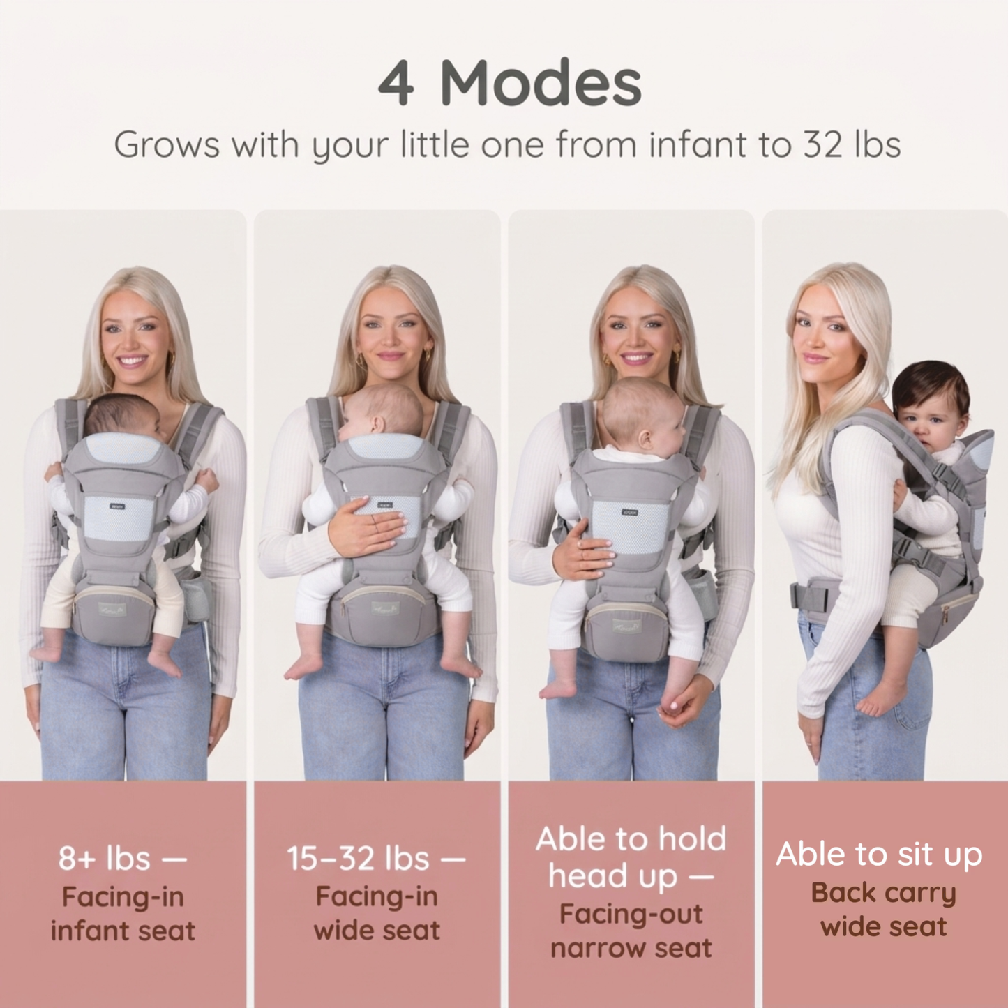 The OnwardMama™ Hip Carrier